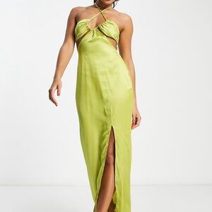 In The Style x Yasmin Devonport Exclusive Satin Dress